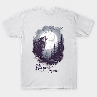 Moonlit Howl: Unleash Your Inner Wayward Son T-Shirt